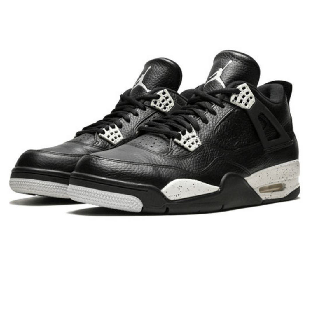 Air Jordan 4 Retro LS 'Oreo'- Streetwear Fashion - ellesey.com