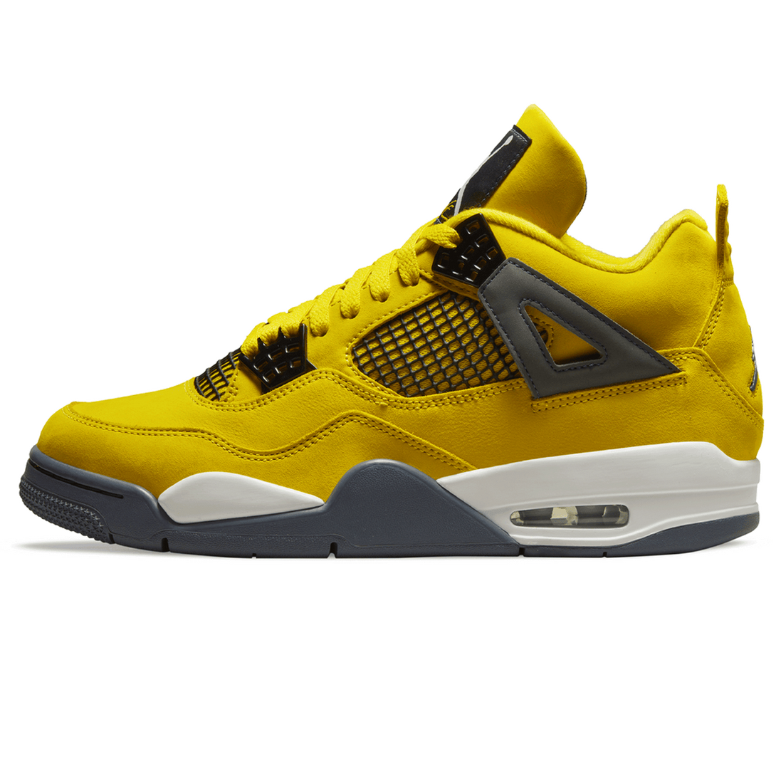 Air Jordan 4 Retro 'Lightning' 2021- Streetwear Fashion - ellesey.com