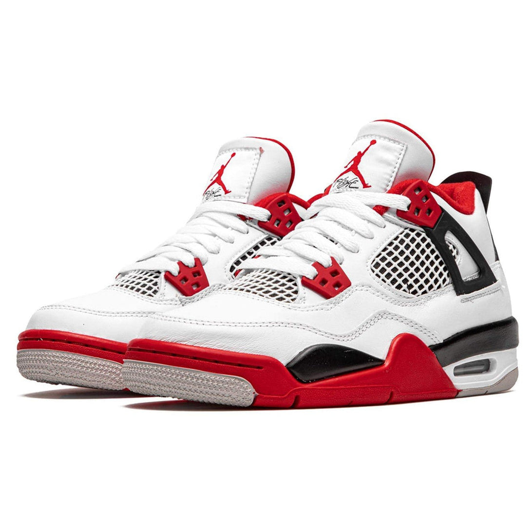 Air Jordan 4 Retro OG GS 'Fire Red' 2020- Streetwear Fashion - ellesey.com