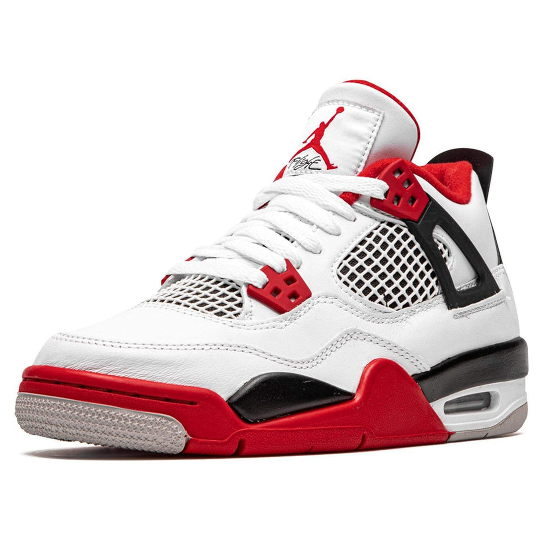 Air Jordan 4 Retro OG GS 'Fire Red' 2020- Streetwear Fashion - ellesey.com