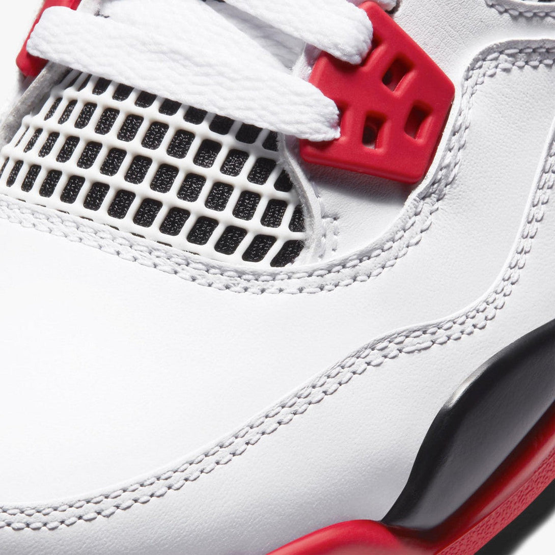 Air Jordan 4 Retro OG GS 'Fire Red' 2020- Streetwear Fashion - ellesey.com