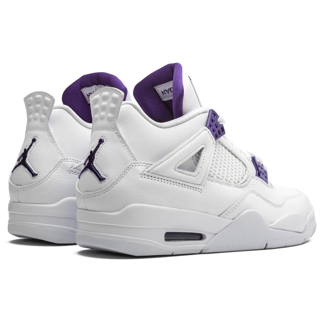 Air Jordan 4 Retro 'Purple Metallic'- Streetwear Fashion - ellesey.com