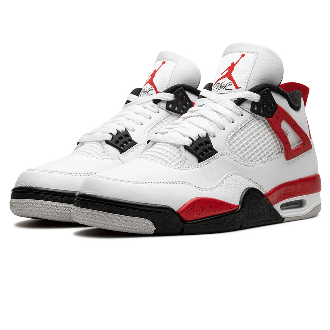 Air Jordan 4 Retro 'Red Cement'- Streetwear Fashion - ellesey.com