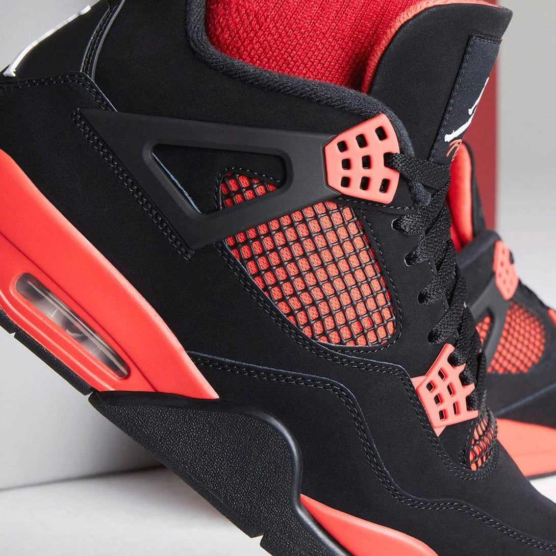 Air Jordan 4 Retro 'Red Thunder'- Streetwear Fashion - ellesey.com