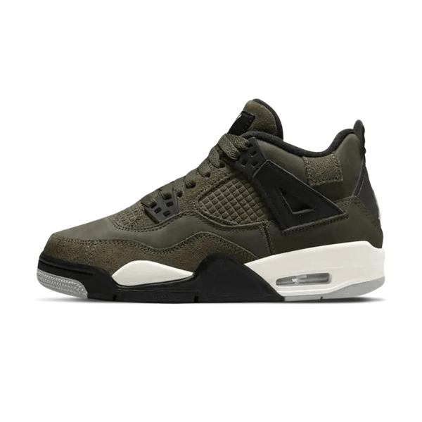 Air Jordan 4 Retro SE GS 'Craft - Olive'- Streetwear Fashion - ellesey.com