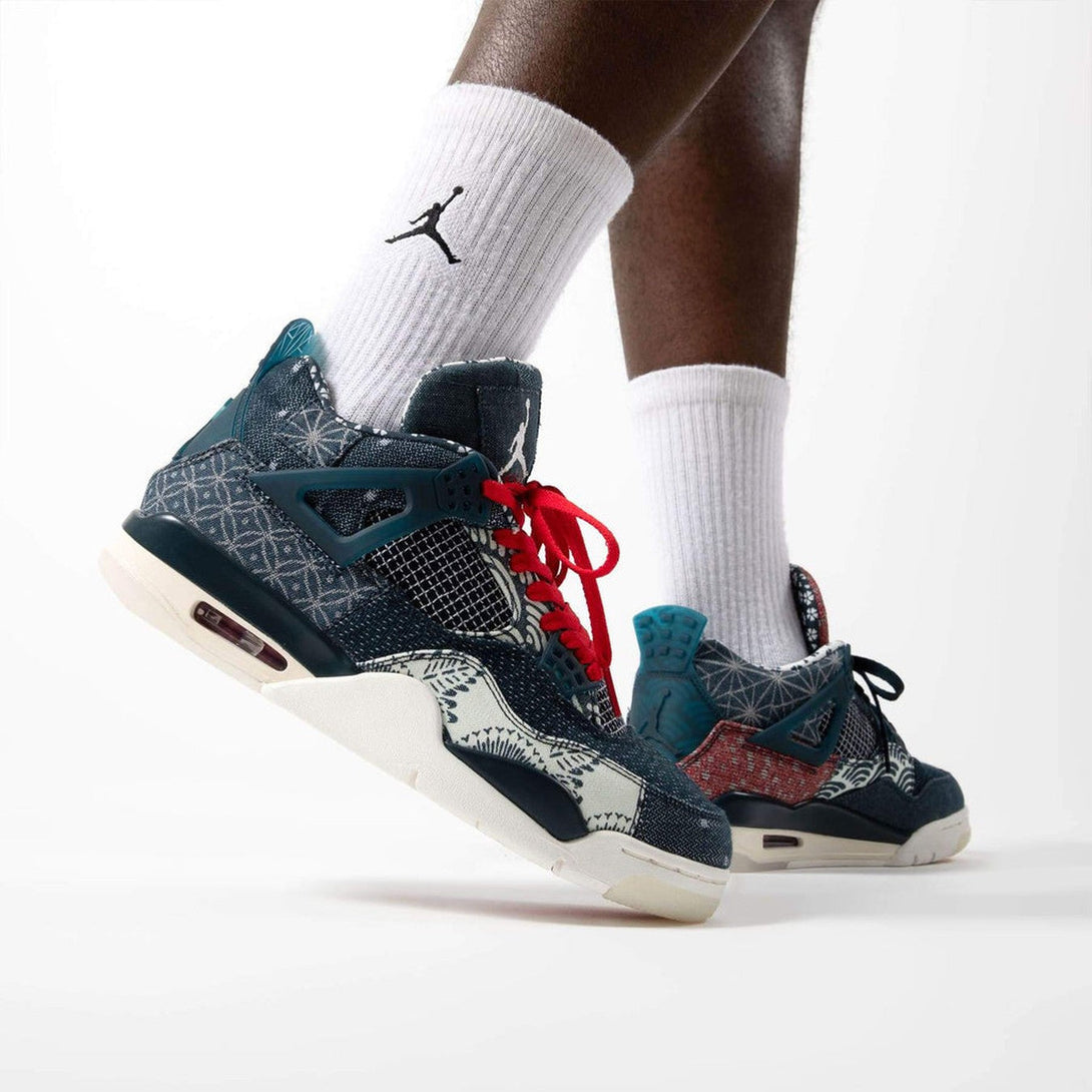 Air Jordan 4 Retro SE 'Sashiko'- Streetwear Fashion - ellesey.com