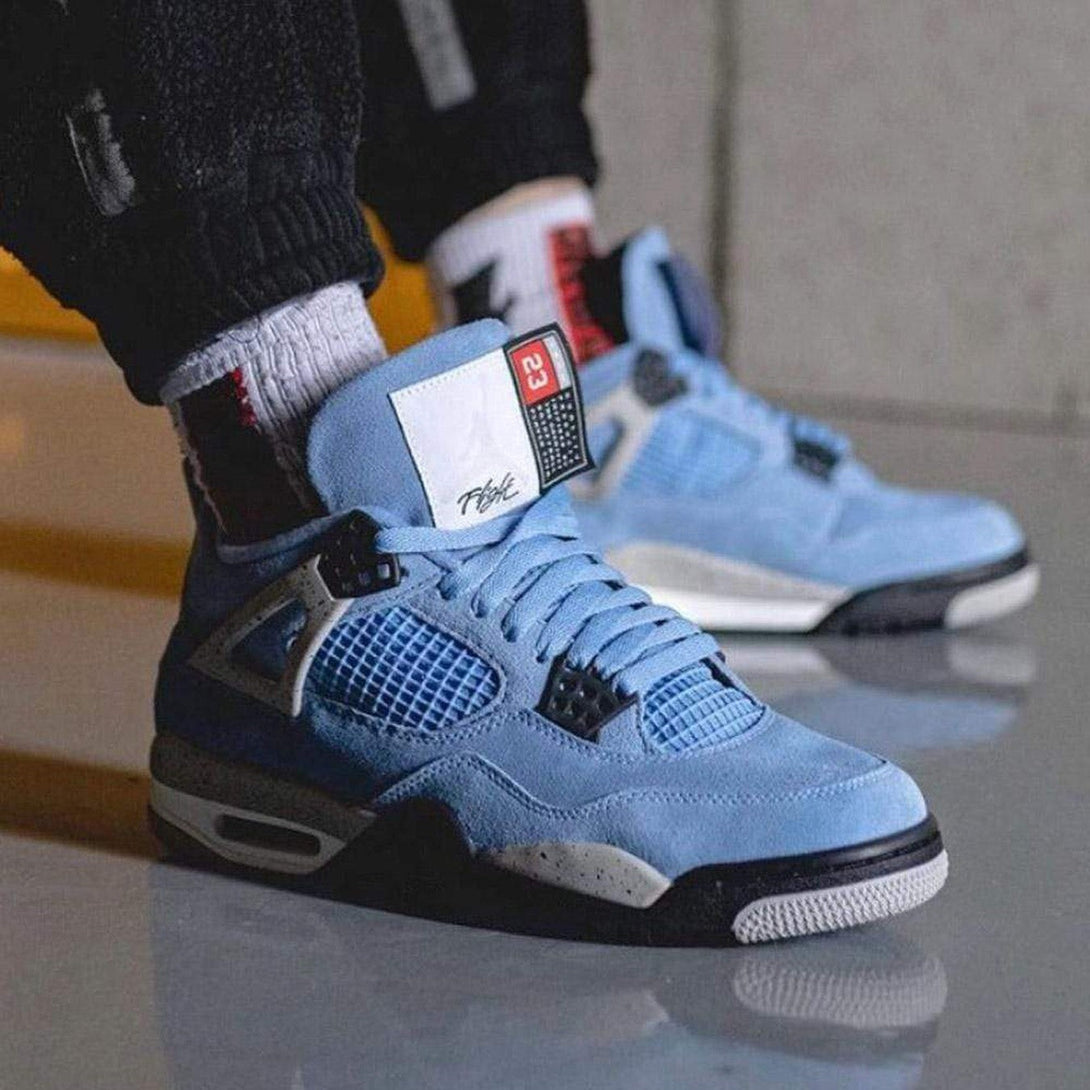 Air Jordan 4 Retro 'University Blue'- Streetwear Fashion - ellesey.com