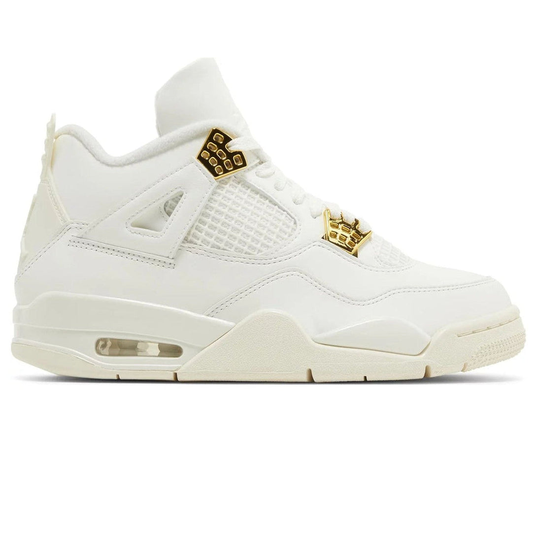 Air Jordan 4 Retro Wmns 'Metallic Gold'- Streetwear Fashion - ellesey.com