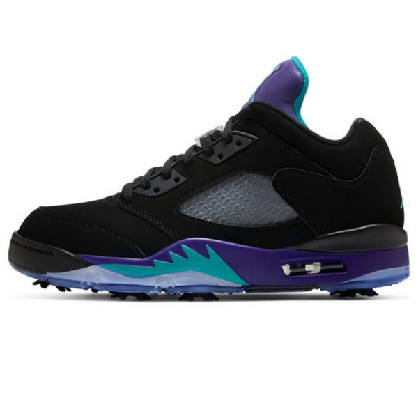 Air Jordan 5 Low Golf 'Black Grape'- Streetwear Fashion - ellesey.com