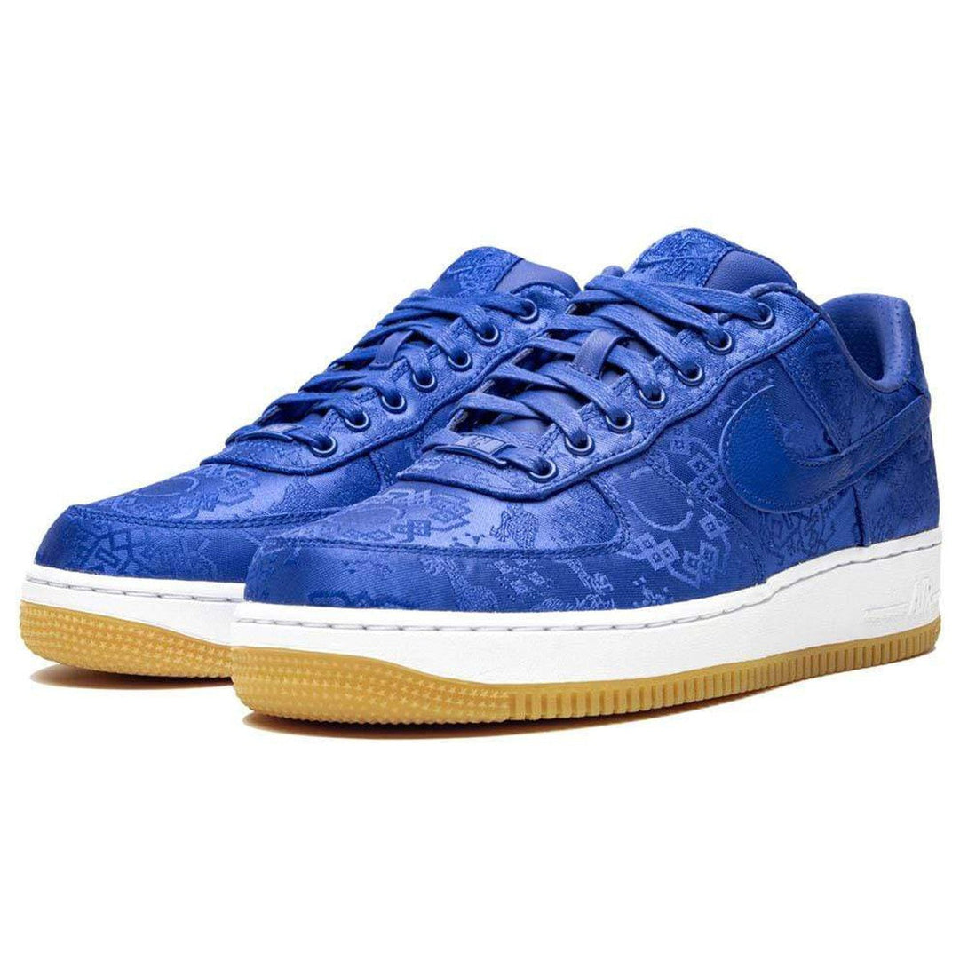 CLOT x Nike Air Force 1 PRM 'Royal Silk'- Streetwear Fashion - ellesey.com