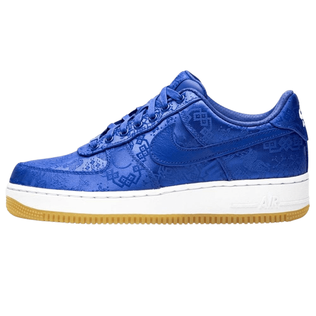 CLOT x Nike Air Force 1 PRM 'Royal Silk'- Streetwear Fashion - ellesey.com