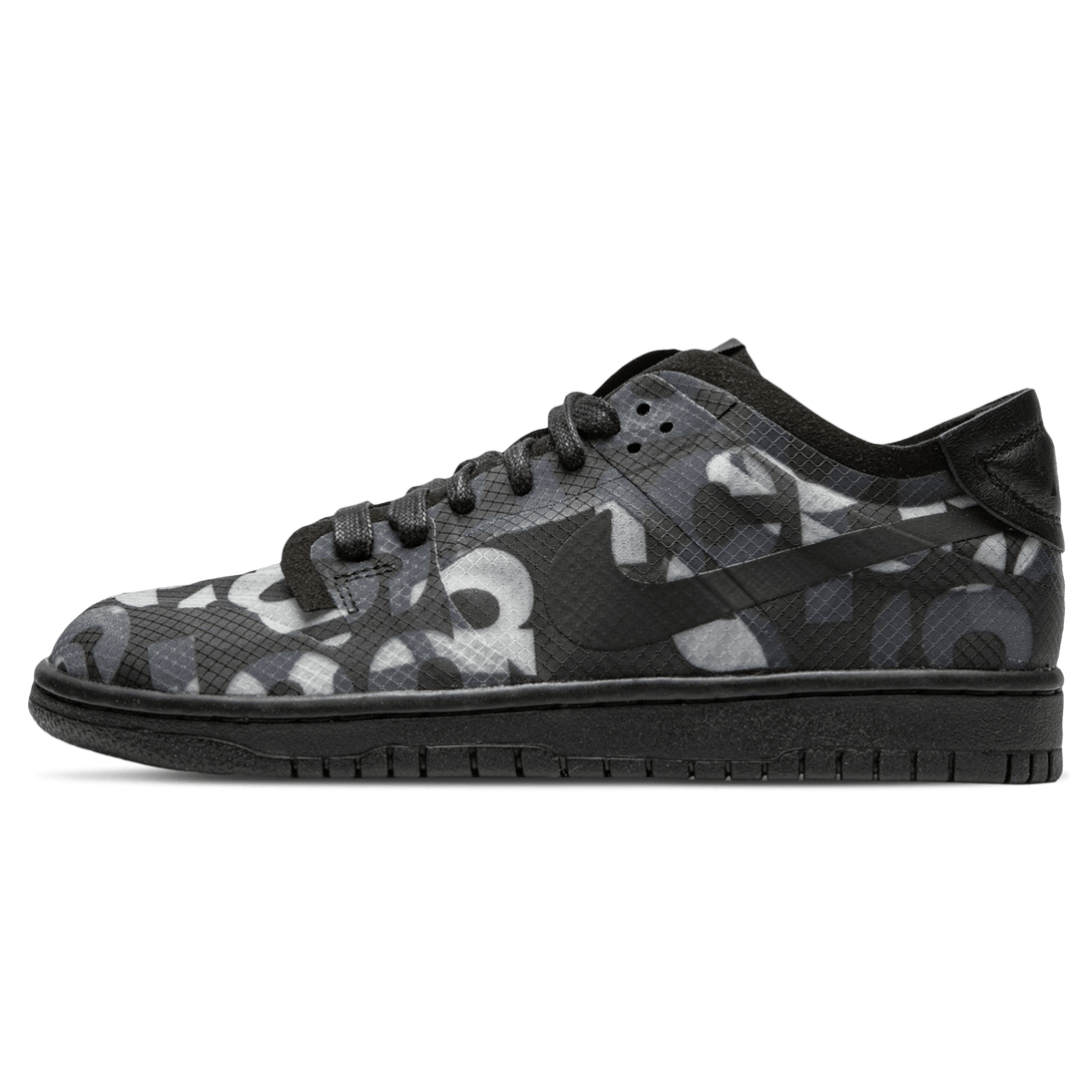 Comme des Garçons x Nike Dunk Low Wmns 'Monogram Print'- Streetwear Fashion - ellesey.com