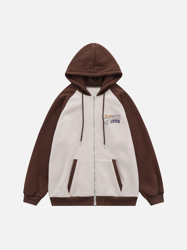 Ellesey - 1996 Splicing Hoodie- Streetwear Fashion - ellesey.com