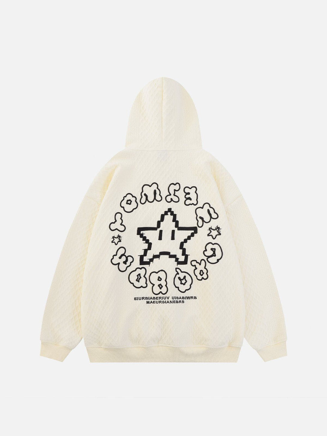 Ellesey - 3D Embroidery Embroidered Patch Hoodie- Streetwear Fashion - ellesey.com