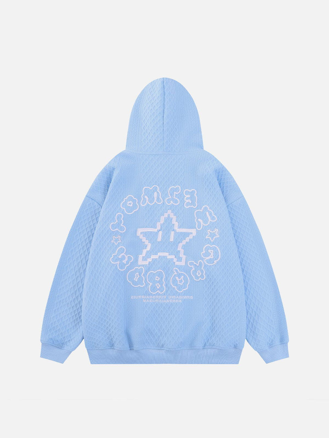 Ellesey - 3D Embroidery Embroidered Patch Hoodie- Streetwear Fashion - ellesey.com