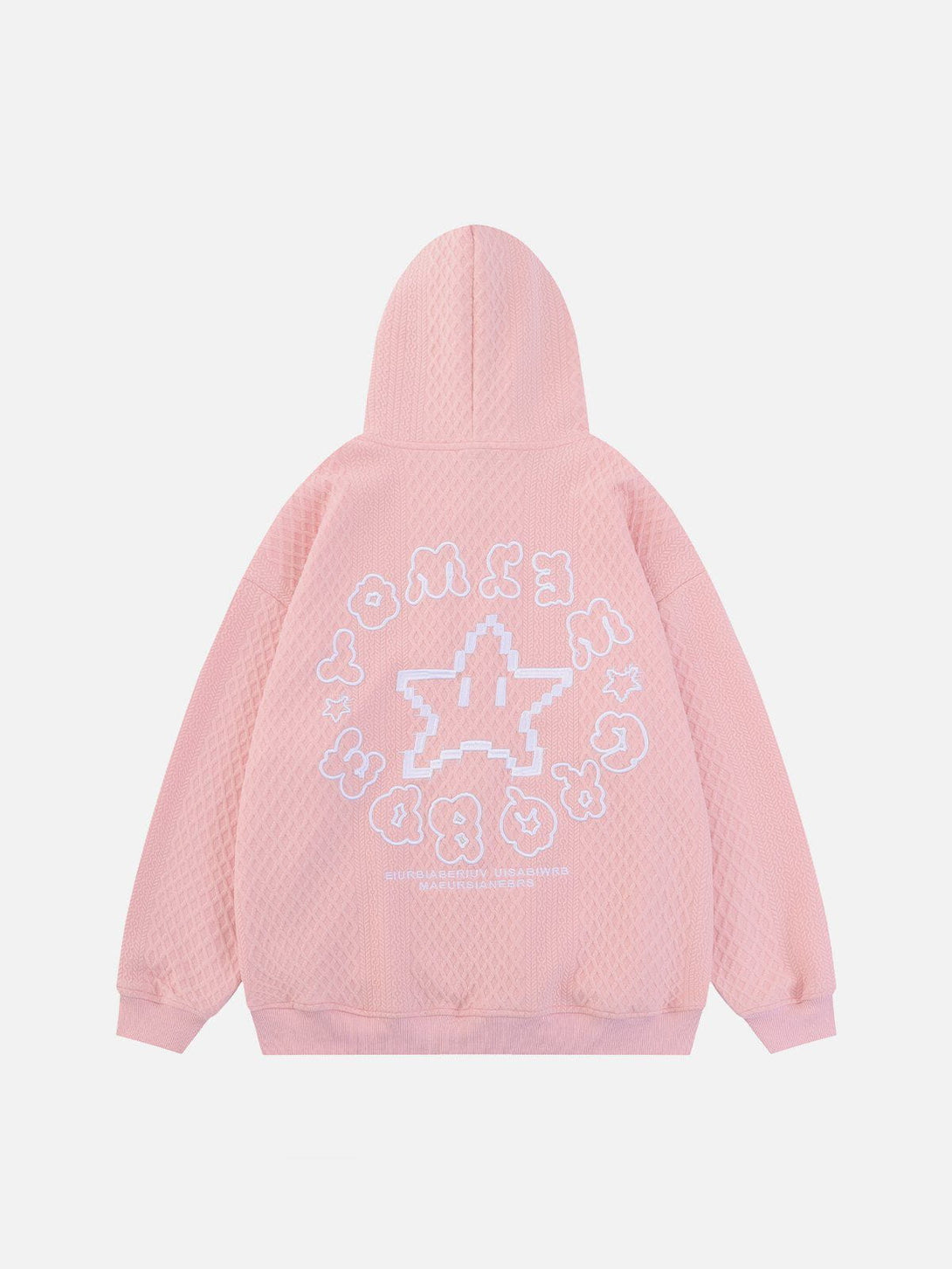 Ellesey - 3D Embroidery Embroidered Patch Hoodie- Streetwear Fashion - ellesey.com