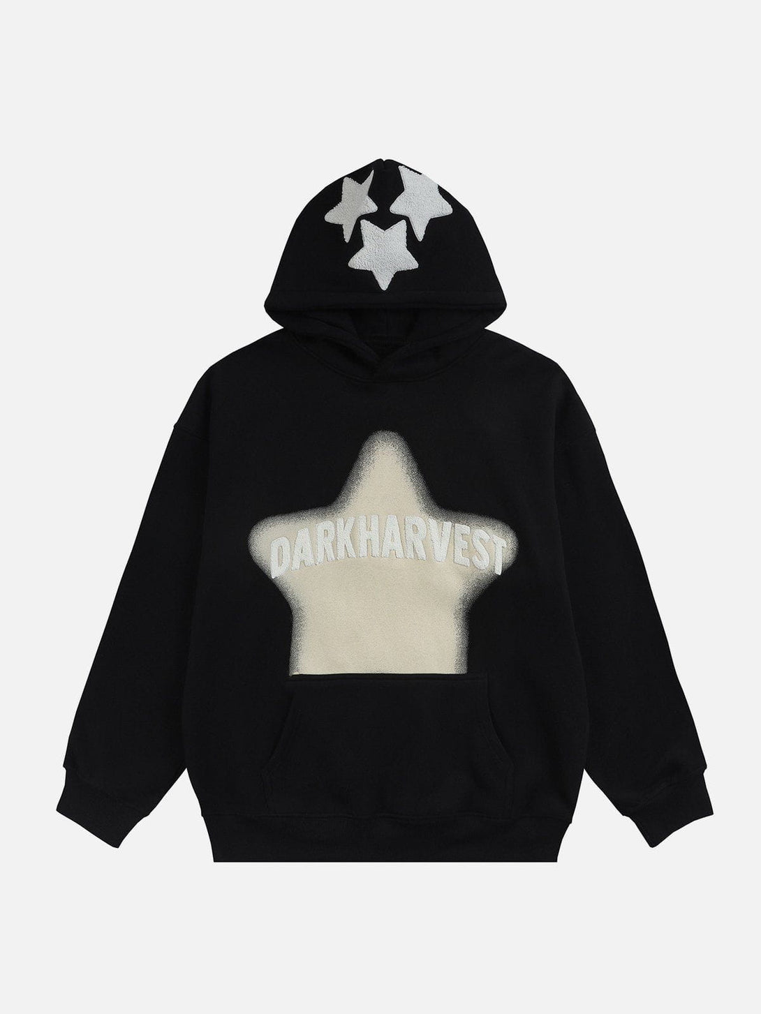 Ellesey - 3D Embroidery Star Hoodie- Streetwear Fashion - ellesey.com