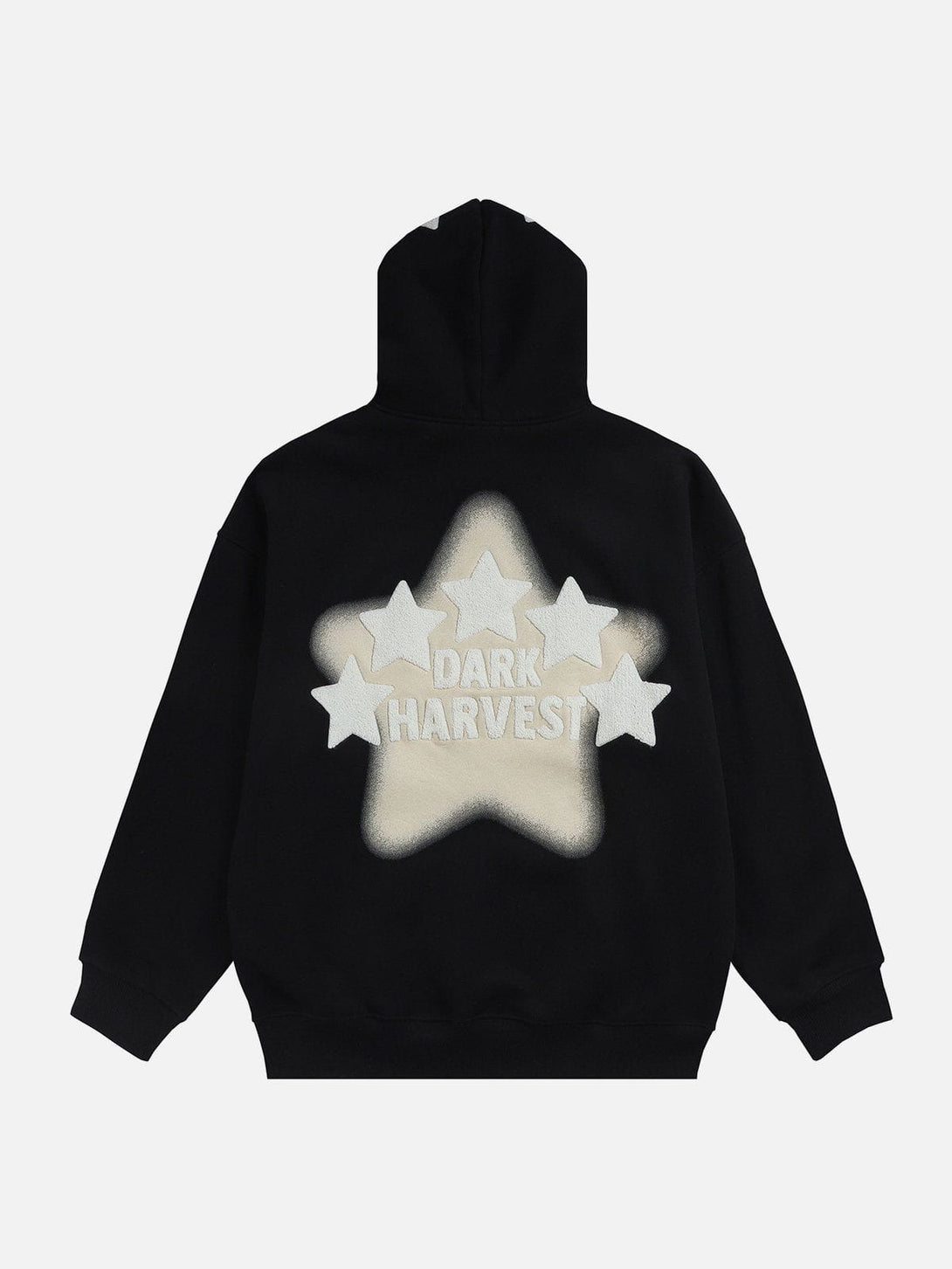 Ellesey - 3D Embroidery Star Hoodie- Streetwear Fashion - ellesey.com