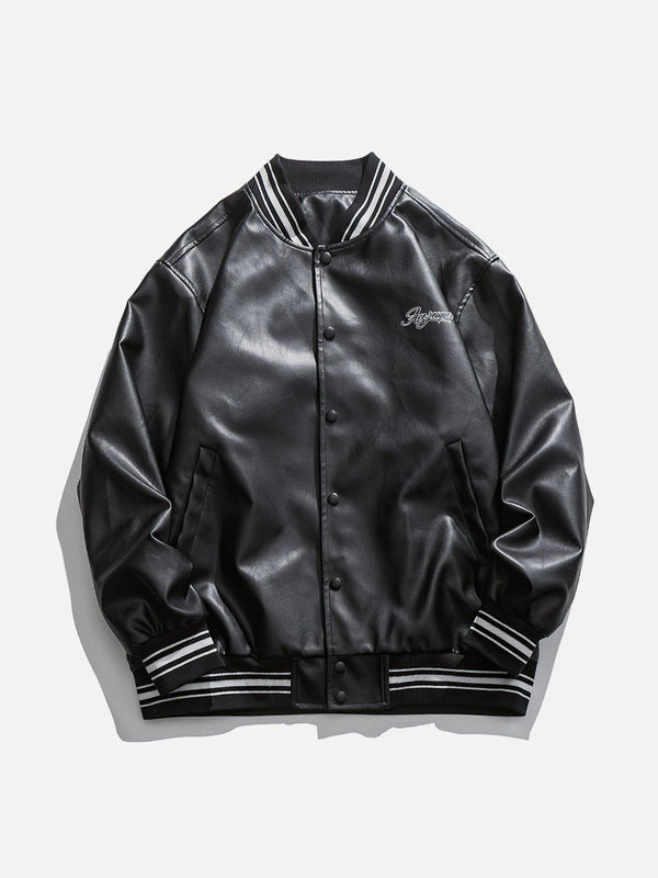 Ellesey - 3D Letter Embroidery Jacket- Streetwear Fashion - ellesey.com