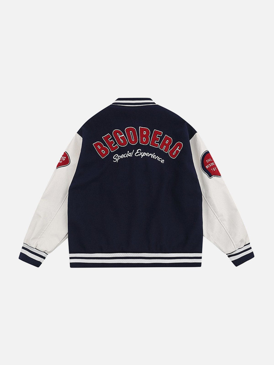 Ellesey - A Embroidery Varsity Jacket- Streetwear Fashion - ellesey.com