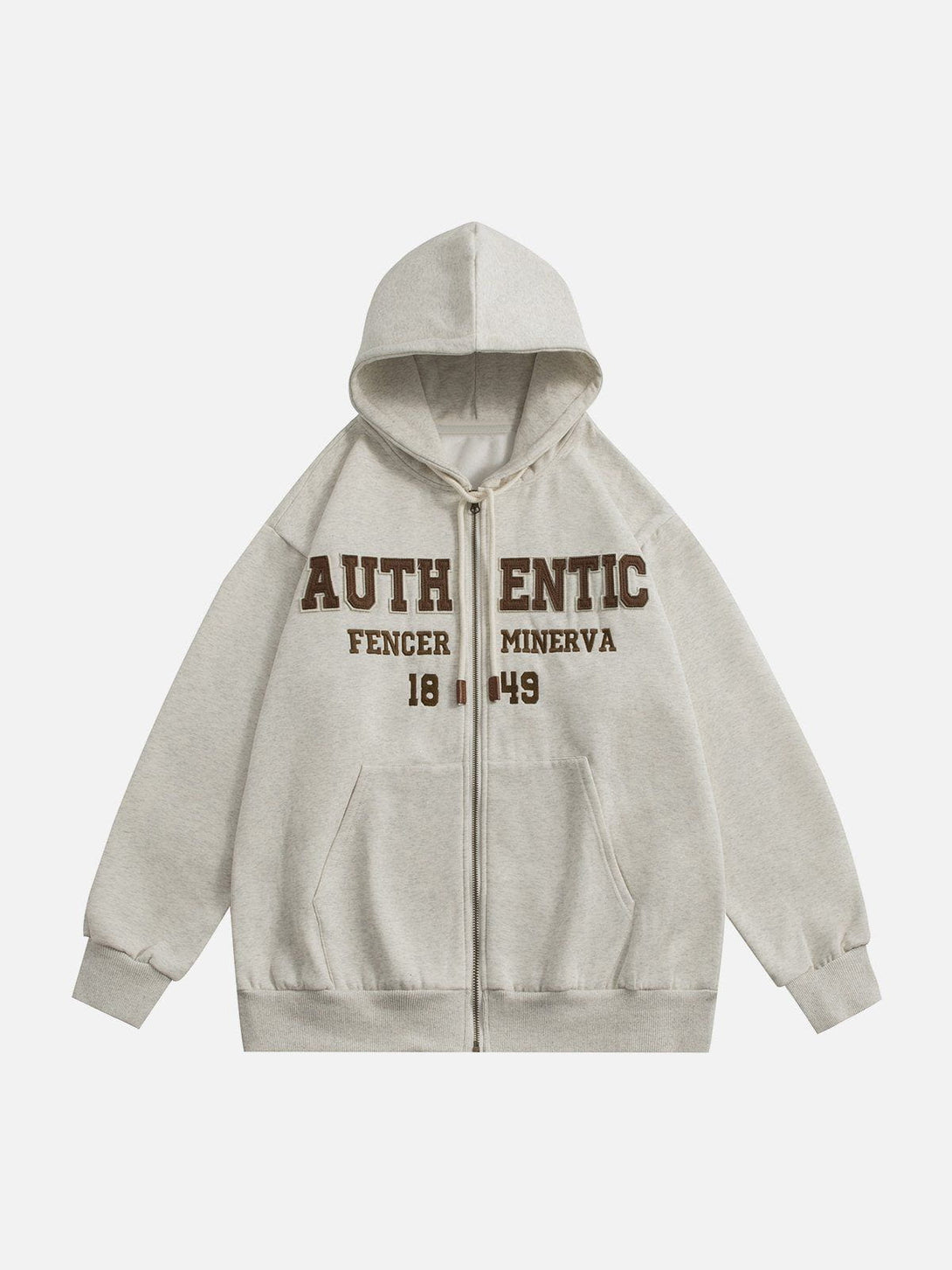 Ellesey - AUTH ENTIC Print Hoodie- Streetwear Fashion - ellesey.com