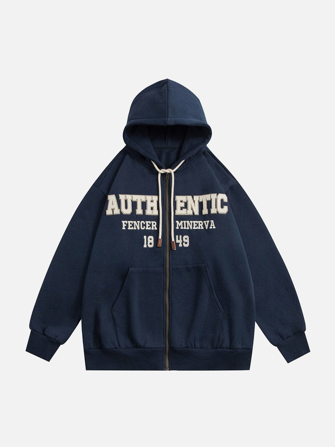 Ellesey - AUTH ENTIC Print Hoodie- Streetwear Fashion - ellesey.com