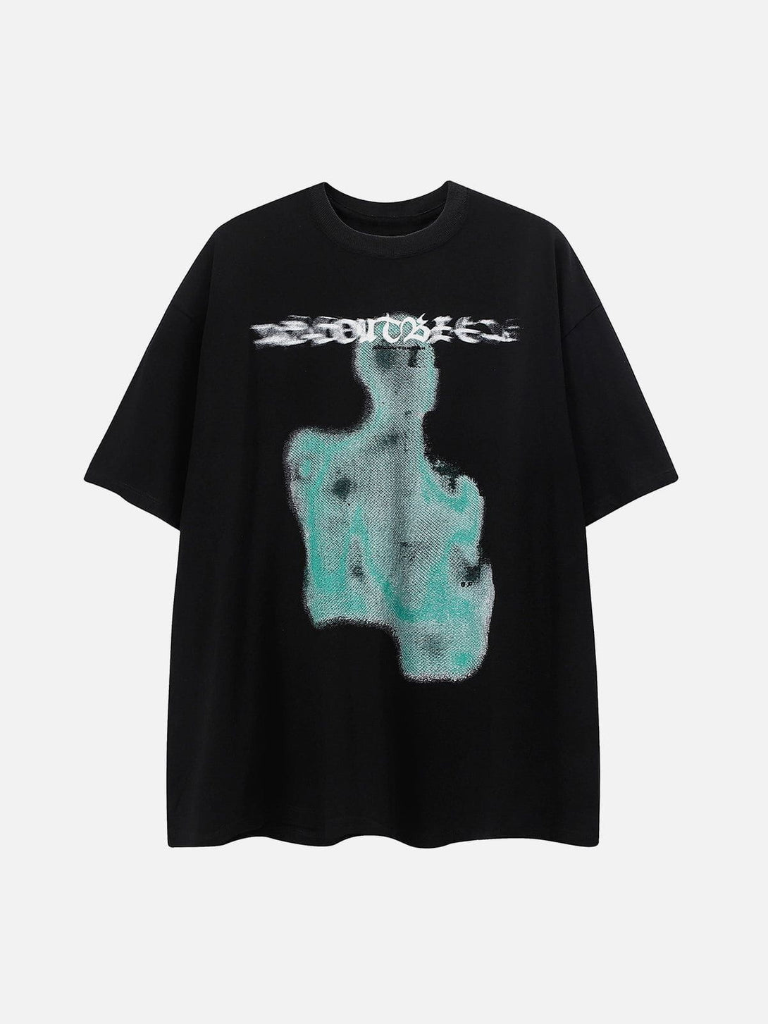 Ellesey - Abstract Portrait Print Tee- Streetwear Fashion - ellesey.com