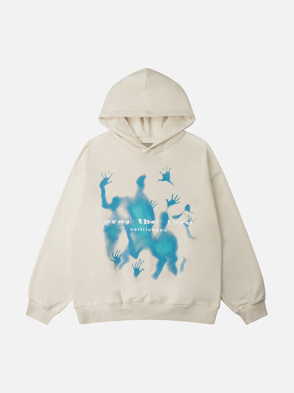 Ellesey - Abstraction Shadow Print Hoodie- Streetwear Fashion - ellesey.com