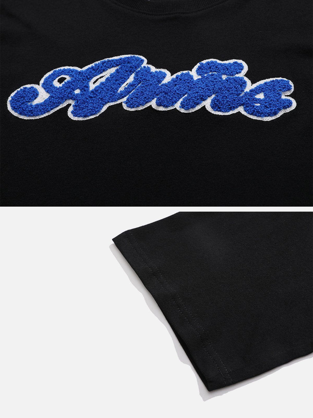 Ellesey - Alphabet Embroidery Print Tee- Streetwear Fashion - ellesey.com