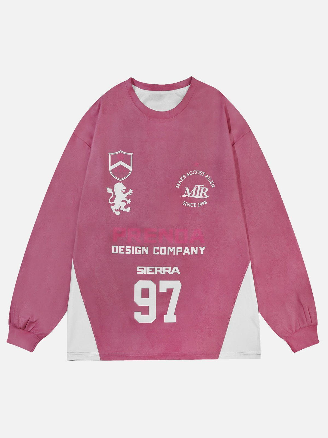 Ellesey - Alphabet Print Patchwork Sweatshirt- Streetwear Fashion - ellesey.com