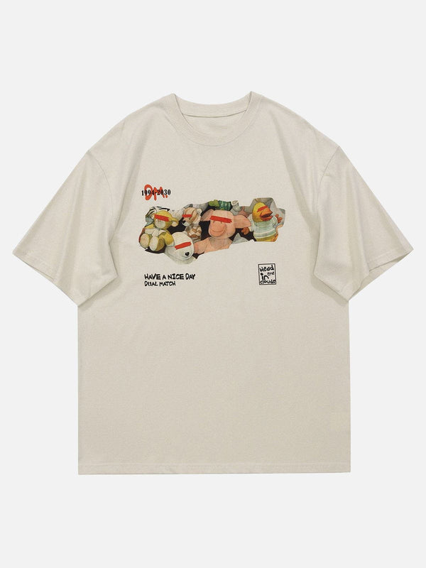 Ellesey - Animal Doll Graphic Tee- Streetwear Fashion - ellesey.com