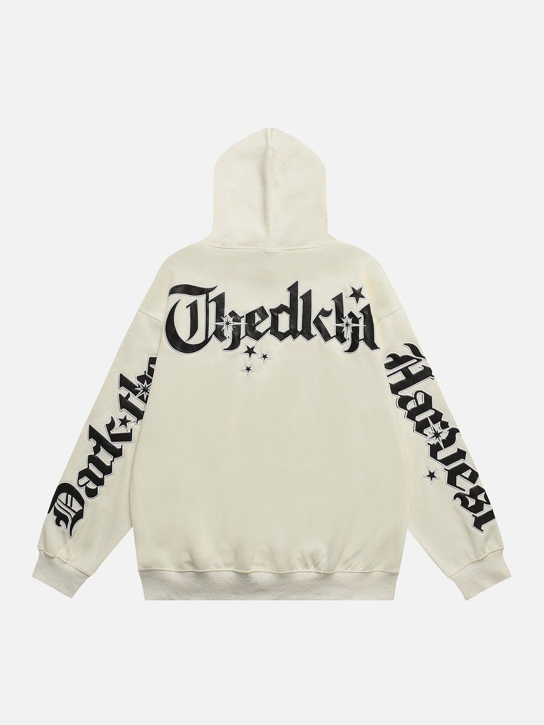 Ellesey - Applique Embroidery Hoodie- Streetwear Fashion - ellesey.com