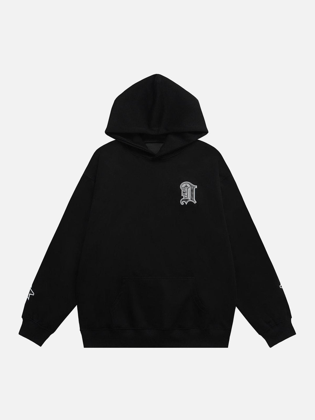 Ellesey - Applique Embroidery Hoodie- Streetwear Fashion - ellesey.com