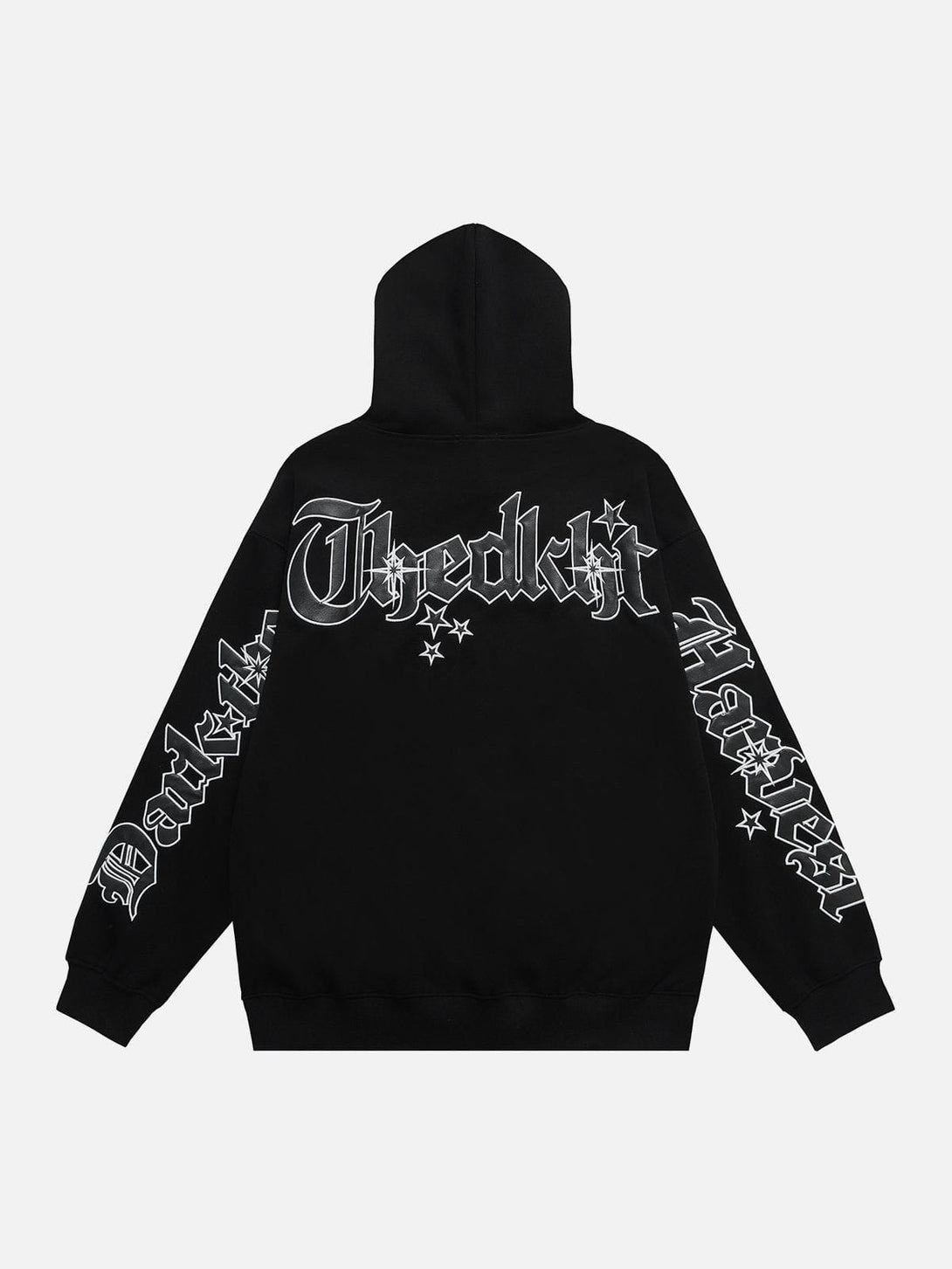 Ellesey - Applique Embroidery Hoodie- Streetwear Fashion - ellesey.com