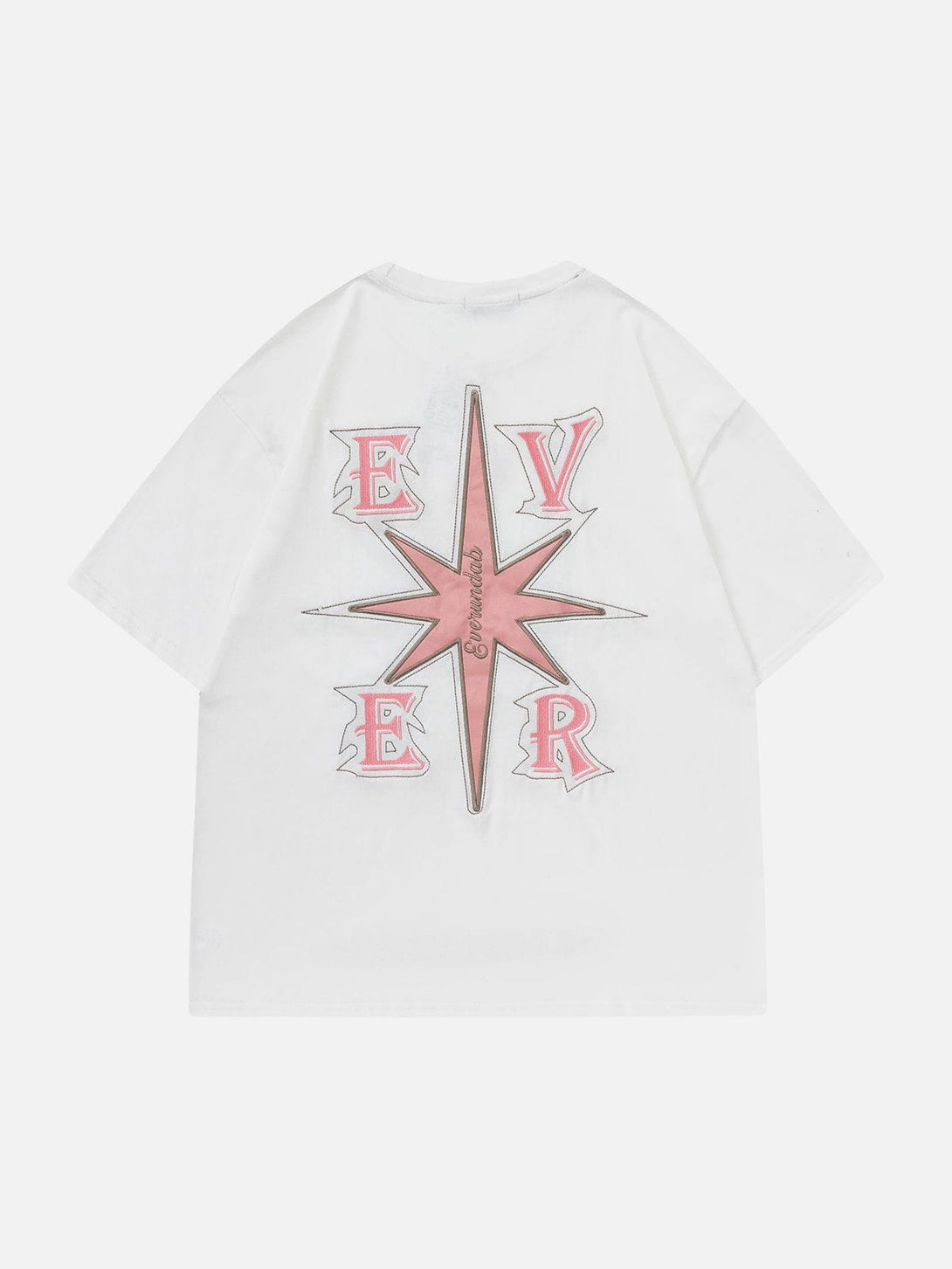 Ellesey - Applique embroidery Star Tee- Streetwear Fashion - ellesey.com