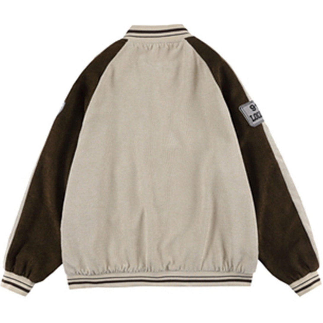 Ellesey - Badge Stitching Jacket- Streetwear Fashion - ellesey.com