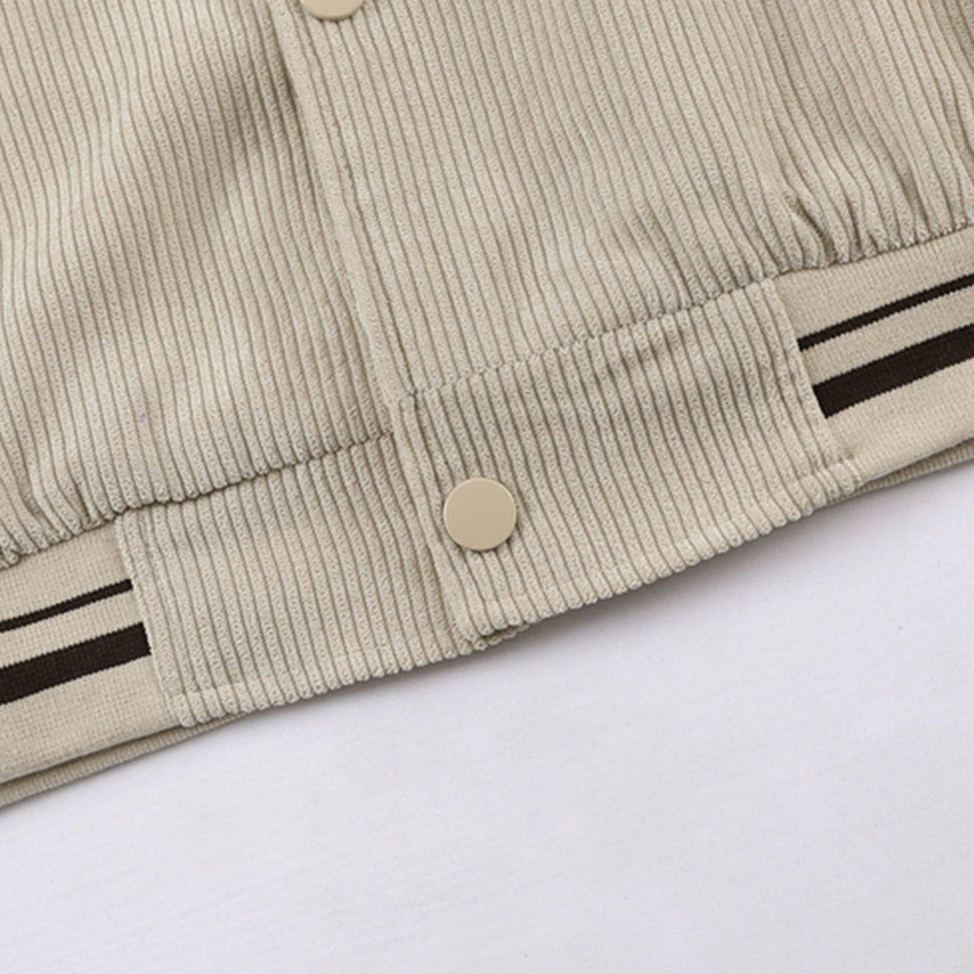 Ellesey - Badge Stitching Jacket- Streetwear Fashion - ellesey.com