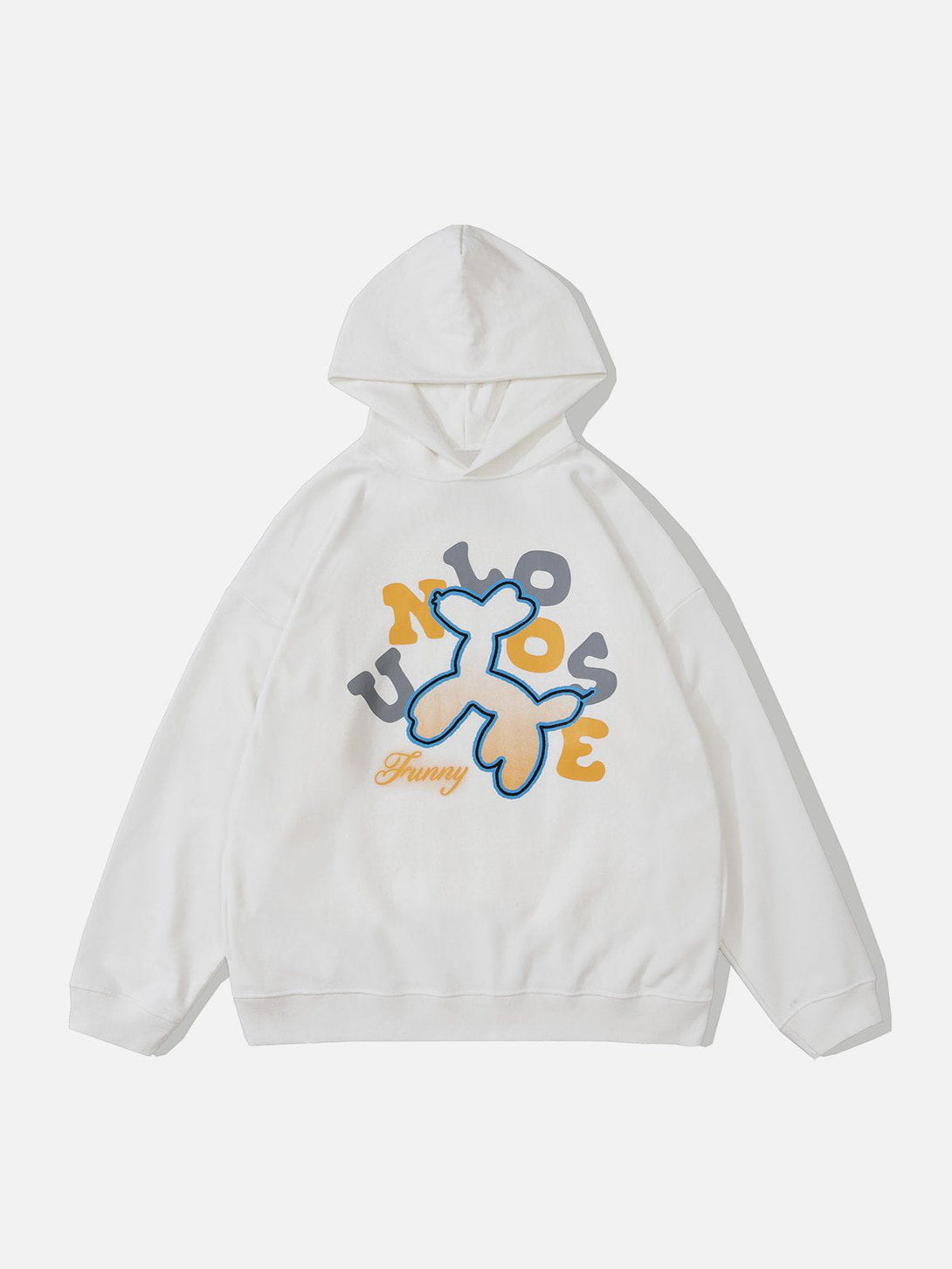 Ellesey - Balloon Skull Print Hoodie- Streetwear Fashion - ellesey.com