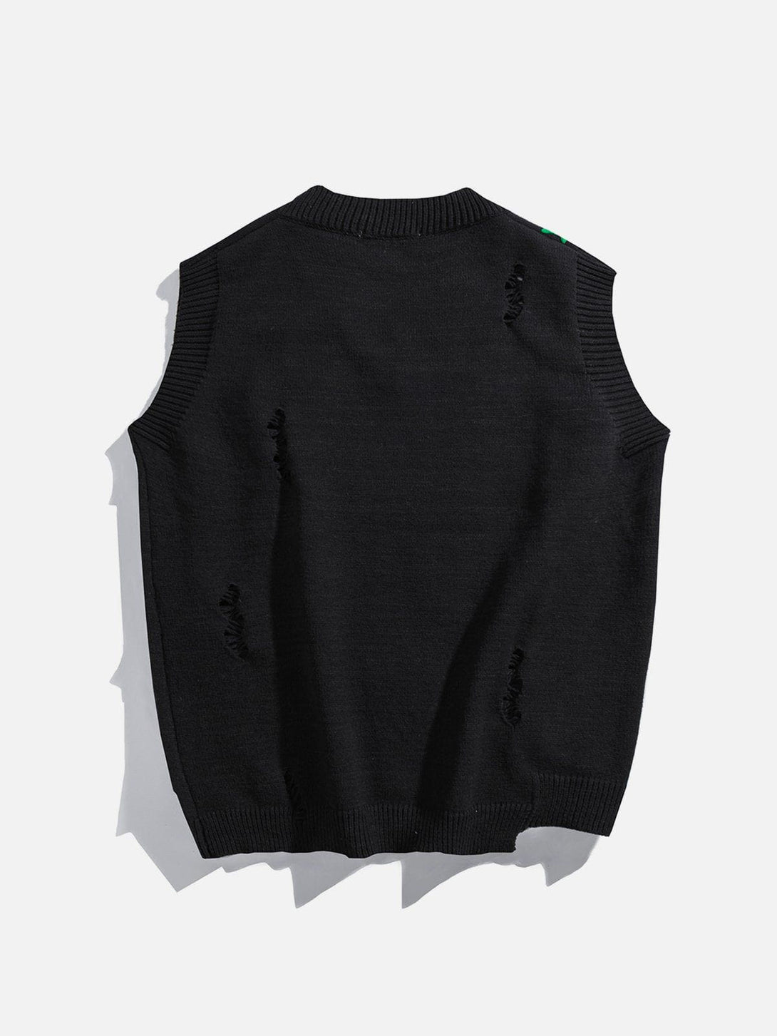 Ellesey - Bandage Hole Sweater Vest-Streetwear Fashion - ellesey.com