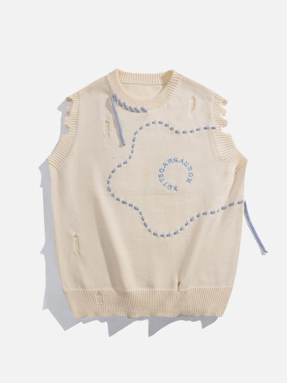 Ellesey - Bandage Sweater Vest-Streetwear Fashion - ellesey.com