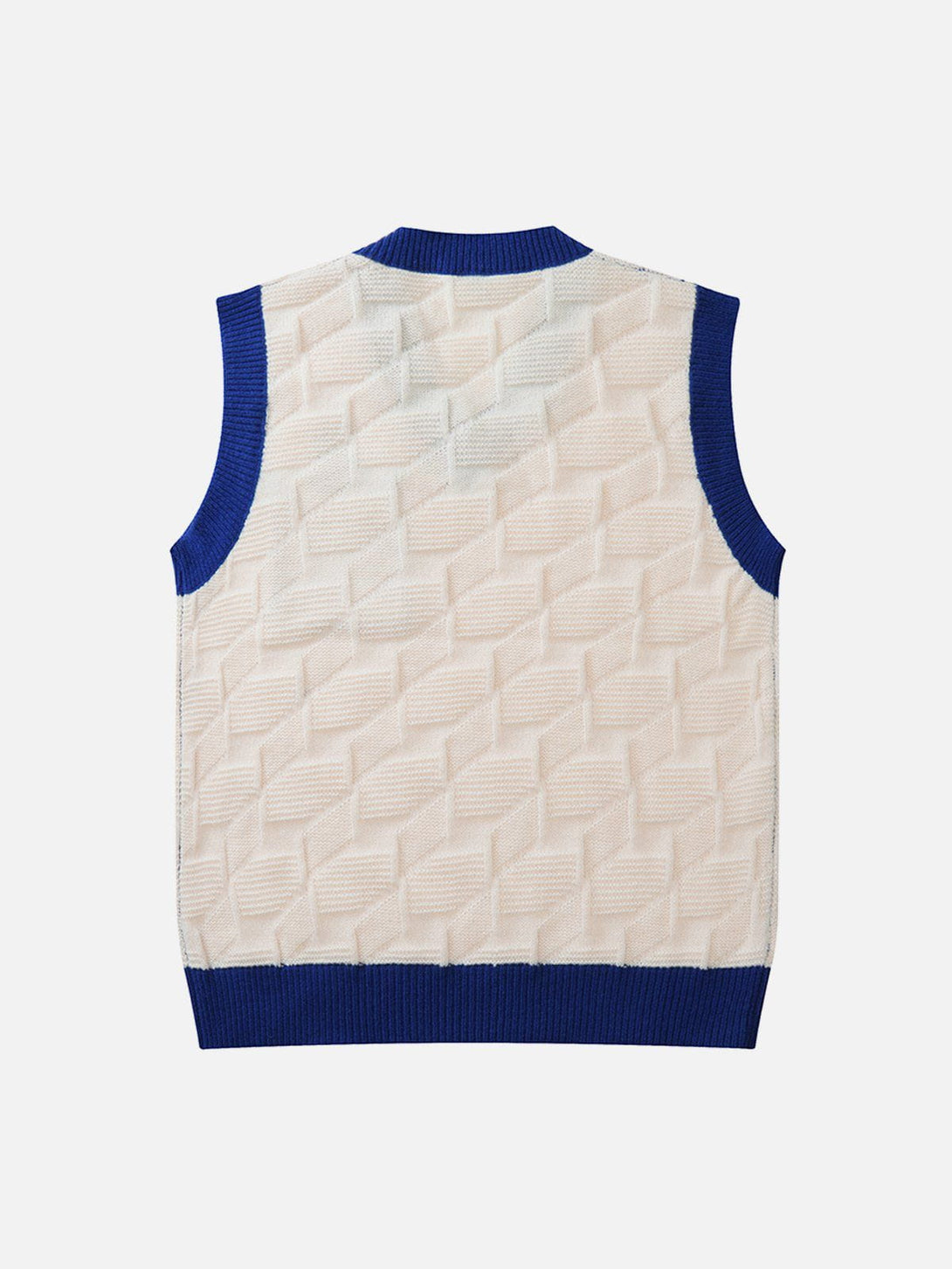 Ellesey - Bear Embroidered Sweater Vest-Streetwear Fashion - ellesey.com