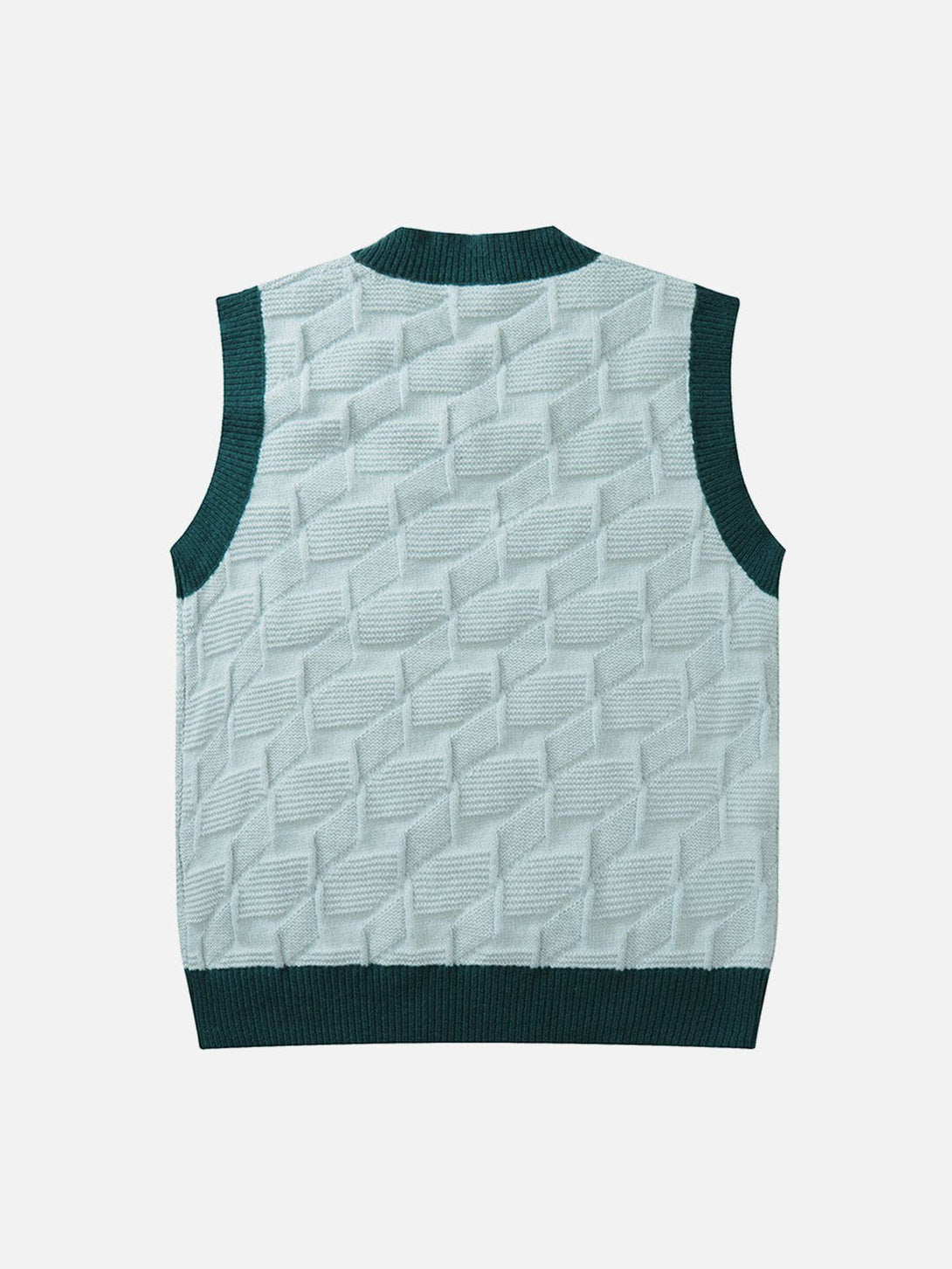 Ellesey - Bear Embroidered Sweater Vest-Streetwear Fashion - ellesey.com