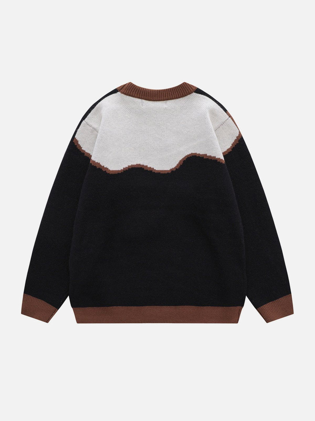 Ellesey - Bear Embroidery Pattern Sweater-Streetwear Fashion - ellesey.com