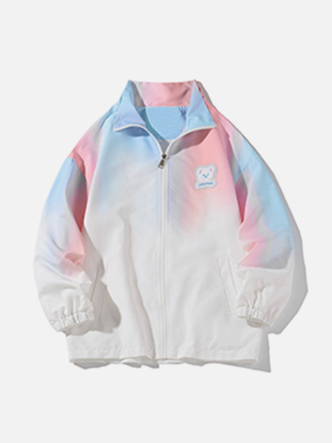 Ellesey - Bear Head Logo Gradient Jacket- Streetwear Fashion - ellesey.com