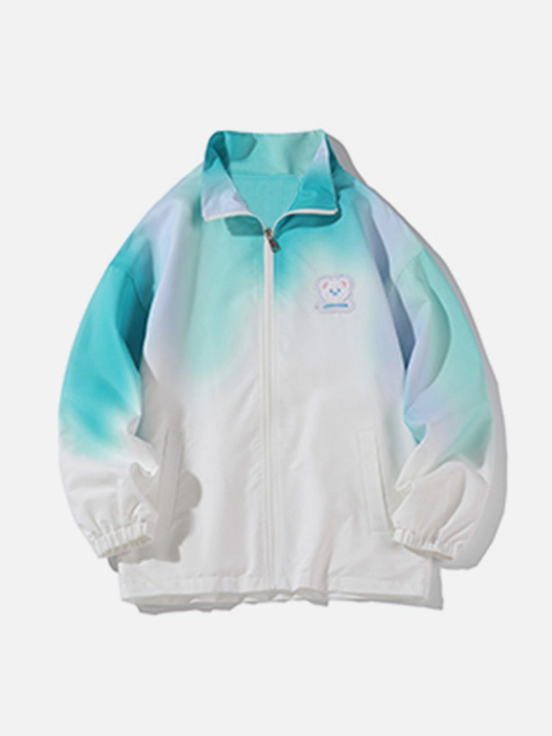 Ellesey - Bear Head Logo Gradient Jacket- Streetwear Fashion - ellesey.com