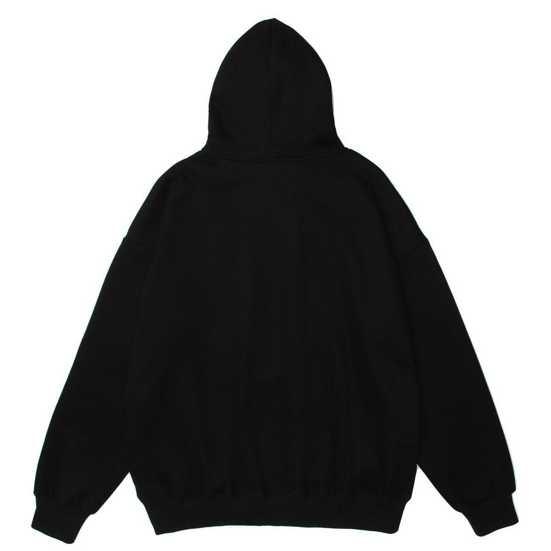 Ellesey - Bear Letter Shopping Cart Print Hoodie- Streetwear Fashion - ellesey.com