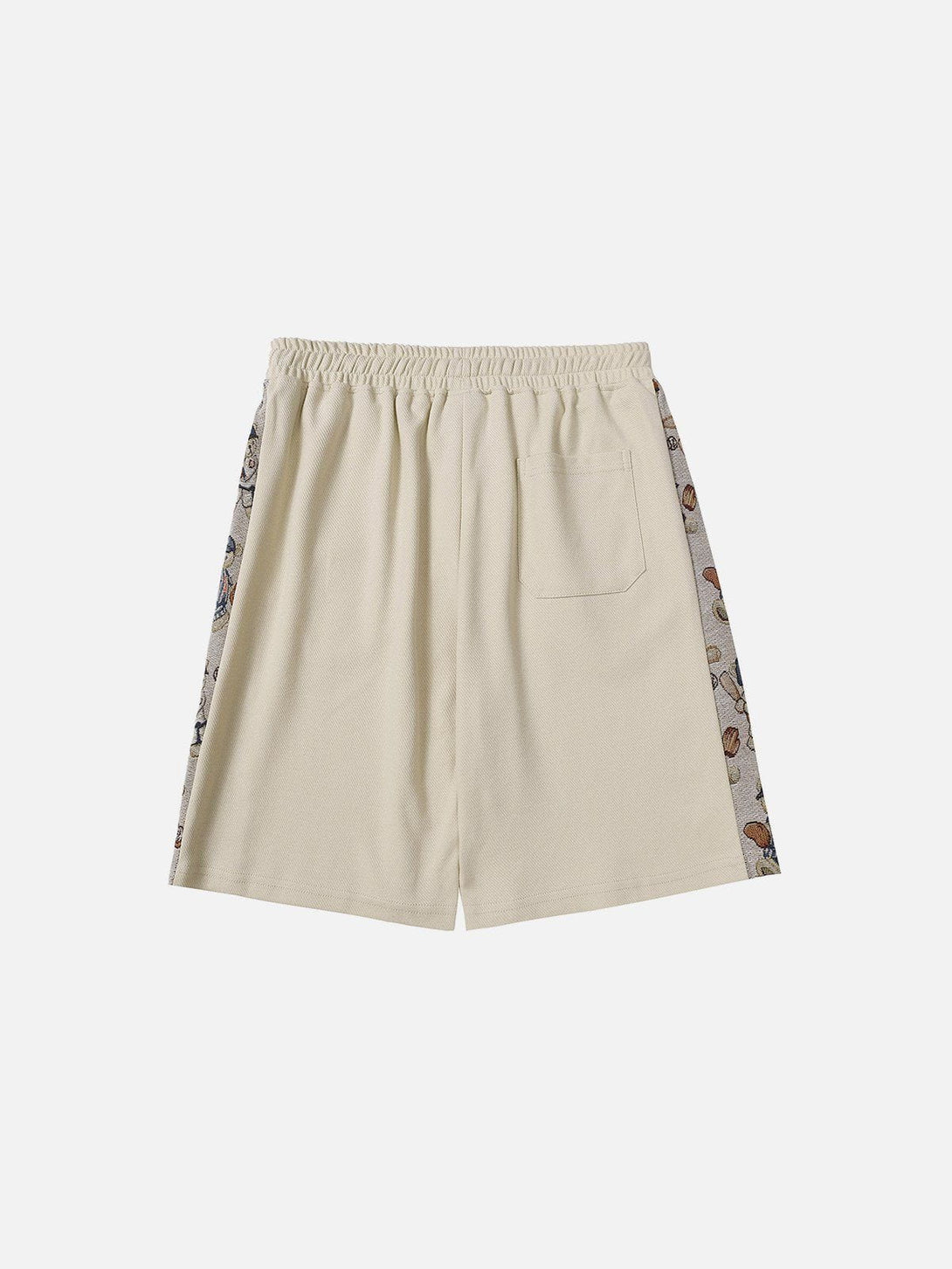 Ellesey - Bear Print Sticker Shorts- Streetwear Fashion - ellesey.com