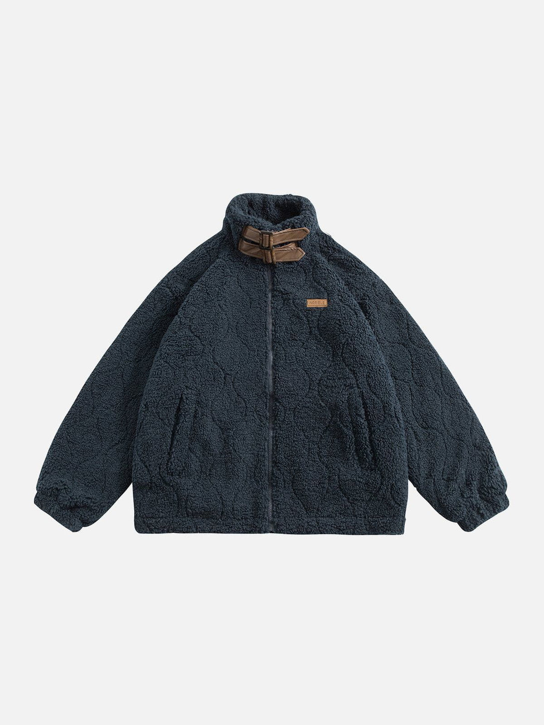 Ellesey - Belt Collarband Winter Coat-Streetwear Fashion - ellesey.com