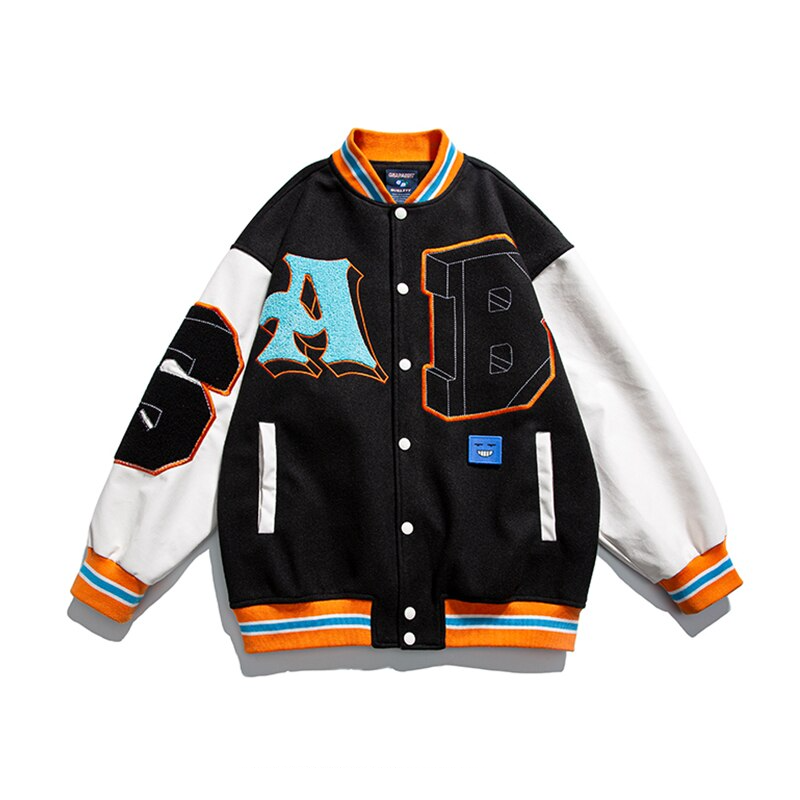 Ellesey - Black HYDDR Baseball Jacket- Streetwear Fashion - ellesey.com