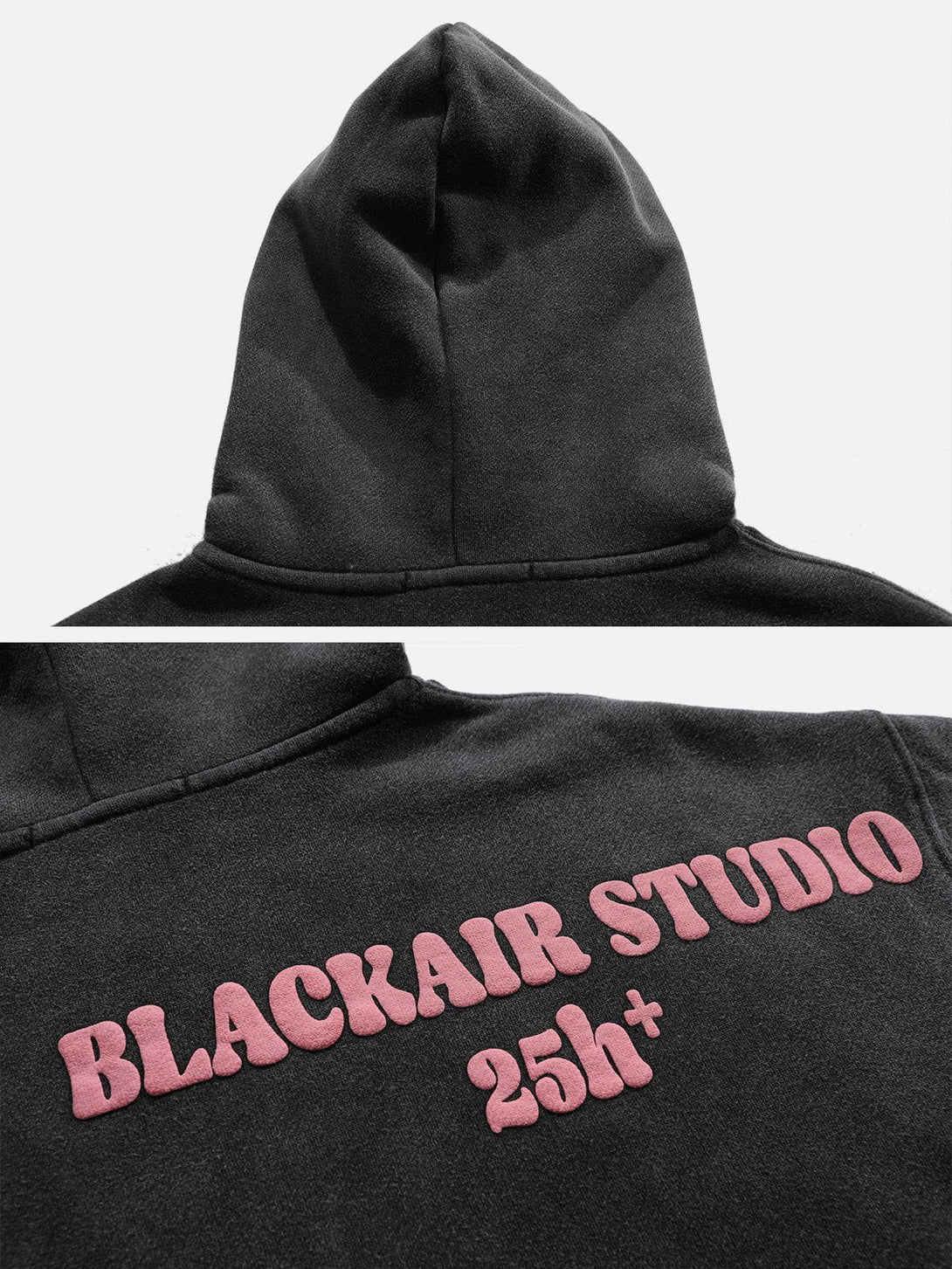 Ellesey - Blackair Letter Print Hoodie- Streetwear Fashion - ellesey.com